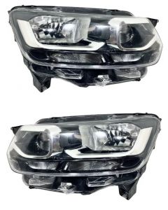 Fits Citroen Berlingo Van 2018- On Headlight Headlamp Pair Rh Lh O/S N/S