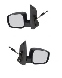 Citroen Nemo & Fiat Fiorino 2008-2014 Manual Door Wing Mirror Both Pair Right & Left