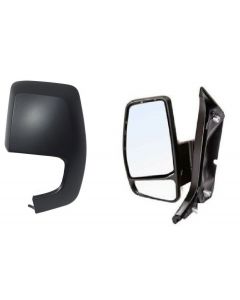  Ford Transit Custome 2013- DOOR WING MIRROR COVER BLACK LH LEFT SIDE