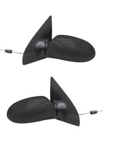 Ford Focus 1998-2004 Black Manual Door Wing Mirror Pair Both