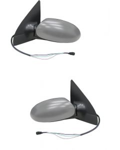 Ford Focus 1998-2004 Primed Electric Door Wing Mirror Pair Both