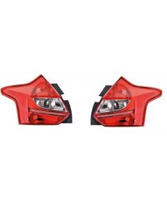 Ford Focus Mk4 2011-2014 Rear Light Tail Lamp Pair Set O/S N/S