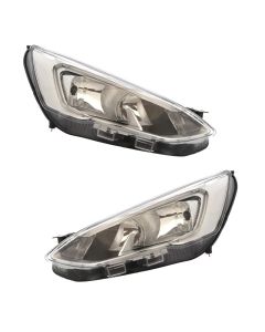 FORD FOCUS 2017-2022  chrome FRONT HEADLIGHT PAIR RIGHT LEFT