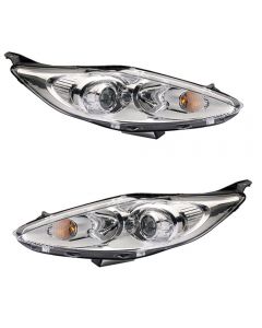 Ford Fiesta 2008-2012 Projector Headlight Headlamp Pair Right Left