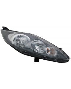 Ford Fiesta Mk7 2008-2012 Black Headlight Headlamp Passenger Near Side Left Side