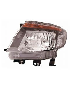 Ford Ranger Pickup 2012-2016 Chrome Headlight Headlamp Passenger Near Left Side