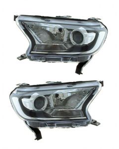 Fits Ford Ranger 2015-2019 Front Headlight Headlamp Pair Right Left O/S N/S