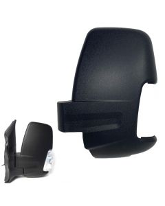 FORD TRANSIT 2014- ON DOOR WING MIRROR BLAKC COVER LH LEFT SIDE NEAR SIDE