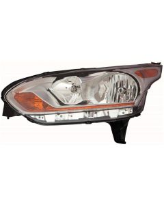 Ford Transit Connect 2014-2019 Chrome Headlight Headlamp Left Passenger Near Side N/S