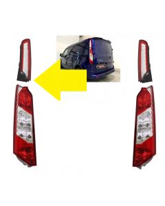 Ford Transit Connect 2014-2024 Upper & Lower Rear Tail Back Lamp Pair Rh & Lh