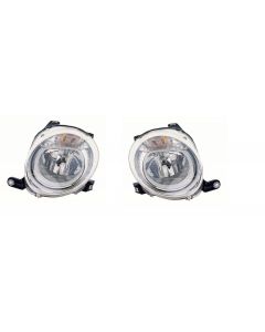 Fiat 500 2007-2015 Headlights Headlamp Low Beam Set Pair Both Right Left