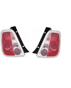 Fiat 500 2007-2015 Rear Light Tail Lamp Pair Right & Left