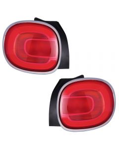 Fiat 500L 2012-2019 Led Rear Light Tail Back Lamp Pair Right Left O/S N/S