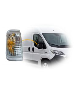 FIAT DUCATO CITROEN RELAY PEUEGEOT BOXER 2006- ON DOOR WING MIRROR INDICATOR CLEAR TWIST RH RIGHT SIDE OFF SIDE