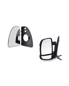 FIAT DUCATO - CITROEN RELAY - PEUGEOT BOXER 2006 - 2025 Upper Glass Door Wing Mirror Passenger Near N/S Side Left Side