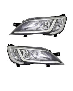 Fiat Ducato & Citroen Relay & Peugeot Boxer 2014 -2020 Headlight Headlamp Pair Right Left Chrome