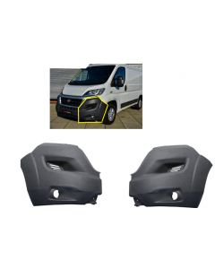 Fiat Ducato Citroen Relay Peugeot Boxer 2014-2020 Front Bumper Corner End Cap Pair O/S N/S Right Left