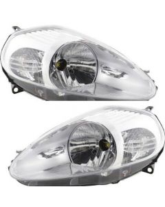 Fiat Grande Punto 2006-2008 Headlight Headlamp Pair Right Left