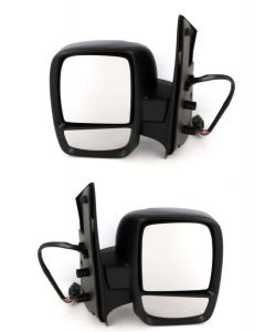 Fiat Scudo & Citroen Dispatch & Peugeot Expert 2007-2016 Electric Twin Glass Door Wing Mirror Pair Right Left