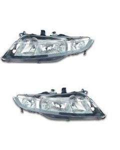 Honda Civic 2005-2012 Headlight Headlamp Pair Both Right Left