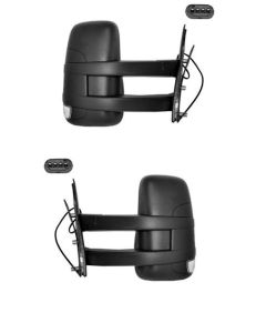 Iveco Daily 2006-2014 Long Arm Electric Door Wing Mirror Pair Right Left