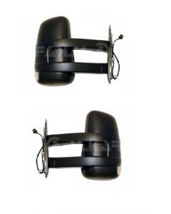 Iveco Daily 2014-2019 Long Arm Electric Door Wing Mirror Pair Both