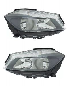 Fits Mercedes A Class 2012-2018 Front Headlights Headlamps Pair Right Left