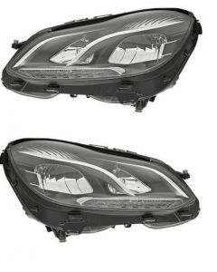 Mercedes E Class 2013-2016 Headlight Headlamp Pair Right Left