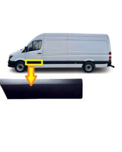  Mercedes Sprinter & Vw Crafter 2006-2017 Door Moulding Trim Plastic Strip Passenger N/S Side