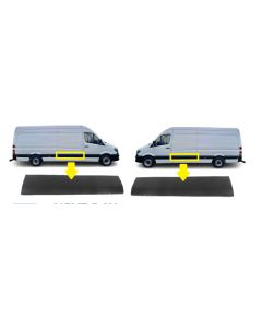  Mercedes Sprinter & Vw Crafter 2006-2017 Moulding Trim Plastic Strip Pair Right & Left Set