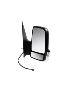 Mercedes Sprinter 2006 - 2018 & Vw Crafter 2006 - 2017 Short Arm Manual Door Wing Mirror Passenger Near Left Side-