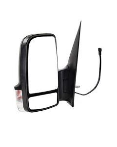 Mercedes Sprinter 2006 - 2018 & Vw Crafter 2006 - 2017 Short Arm Electric Door Wing Mirror Passenger Near Left Side