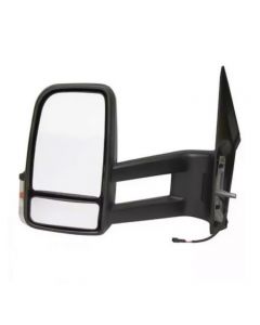 Mercedes Sprinter & Vw Crafter 2006-2017 Long Arm Manual Door Wing Mirror Passenger Near Left Side-