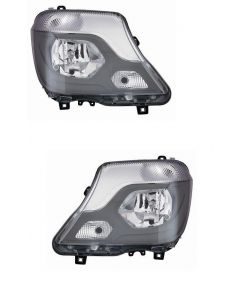 Mercedes Sprinter Nvc3 2013-2018 Headlight Headlamp Pair Right Left O/S N/S