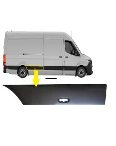 MEDIUM WHEEL BASE MWB SPRINTER 2018- MOUDLING TRIM RIGHT SIDE OFF