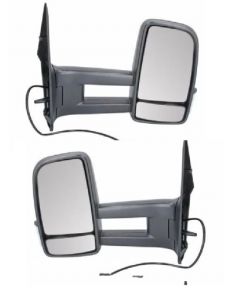 Mercedes Sprinter Van 2018- Manual Long Arm Door Wing Mirror Pair Right Left