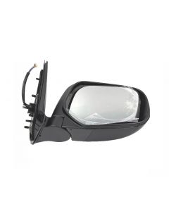 Mitsubishi L200 Warrior Door Wing Mirror Rh O/S Auto Folding Black (2015-2019) - Electric Black Power Folding - Barbarian 