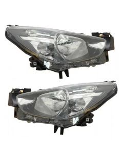 Fits Mazda 2 2015 -2020 Front Halogen Type Headlights Pair Right Left