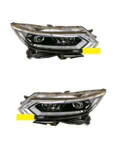   Nissan Qashqai 2017-2021 Headlight Headlamp Led Drl Pair Right Left O/s N/s