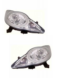  Peugeot 107 2012-2014 Headlight Headlamp Pair Right Left 