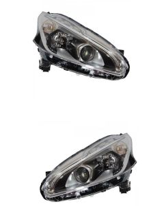  Peugeot 208 2015-2020 Headlight Headlamp Both Pair Set Right Left