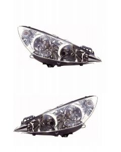 Peugeot Rcz 2010-2013 2007-2011 Headlight Headlamp Pair Right Left