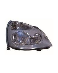 Renault Clio 2001-2005 Black Headlight Headlamp Driver Rh Side Off Side