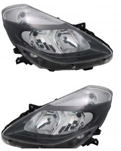 Renault Clio 2009-2012 Headlight Headlamp Pair Set Right & Left