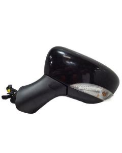  Renault Clio 2013-2017 Black Electric Door Wing Mirror Passenger Lh Side