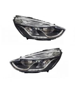  Renault Clio Headlights Mk4 Hatchback 2016-2019 Grey Inner Headlamps 1 Pair - Halogen Grey Inner Headlamp PAIR RIGHT LEF