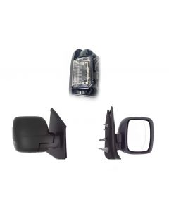 FITS NISSAN PRIMASTAR and RENAULT TRAFIC 2022-2025 BLACK DOOR WING MIRROR INDICATOR LH LEFT SIDE