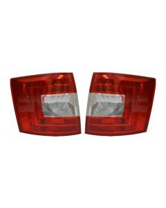 FITS FOR SKODA OCTAVIA ESTATE WAGON NOT LED 2013-2017 REAR TAIL BACK LAMP PAIR