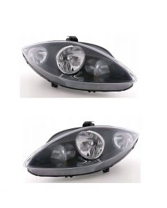 Seat Leon & Toledo 2005-2009 Headlight Headlamp Pair Set Right & Left