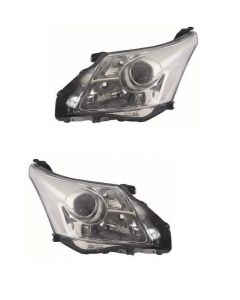 Toyota Avensis 2008-2012 Headlight Headlamp Pair Set O/S N/S Right Left